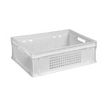 Пищевой пластиковый ящик ST6420-1020-00ЕТ белый