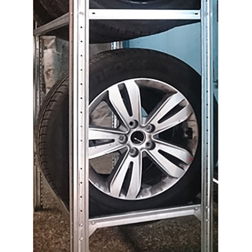 Стеллаж 2000x900x400 (2 шин + 2 мет), (для гаража, мастерской, СТО, магазина) купить