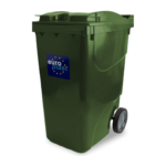 Мусорный бак Europlast пластиковый зеленый 360 л