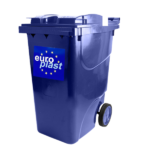 Сміттєвий бак Europlast пластиковий синій 360 л