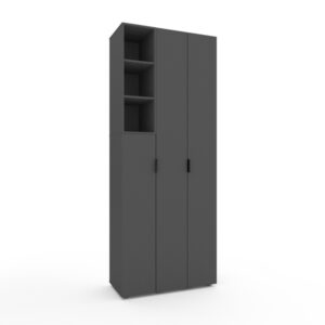 Шкаф A003L 900x420x2300 ЛДСП Антрацит