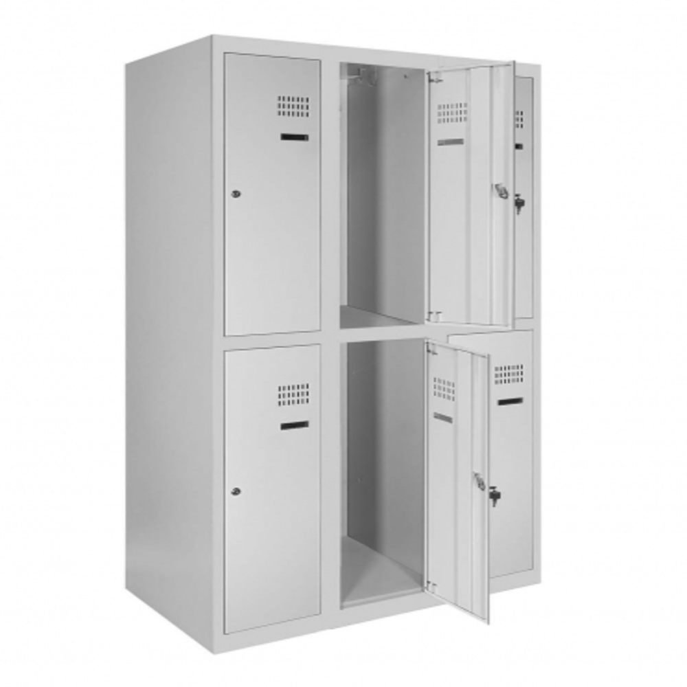detal_shafa-metaleva-dlja-odjahu-dvorivneva-levmetal-shom-2303-180kh90kh50-0 Шкаф металлический для одежды двухуровневый ШОМ 2/30/3 (180х90х50) цена